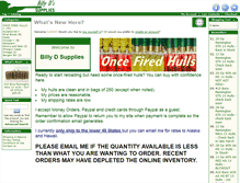 Tablet Screenshot of billydsupplies.com